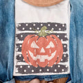 Pumpkin Polka Dot Graphic Tee